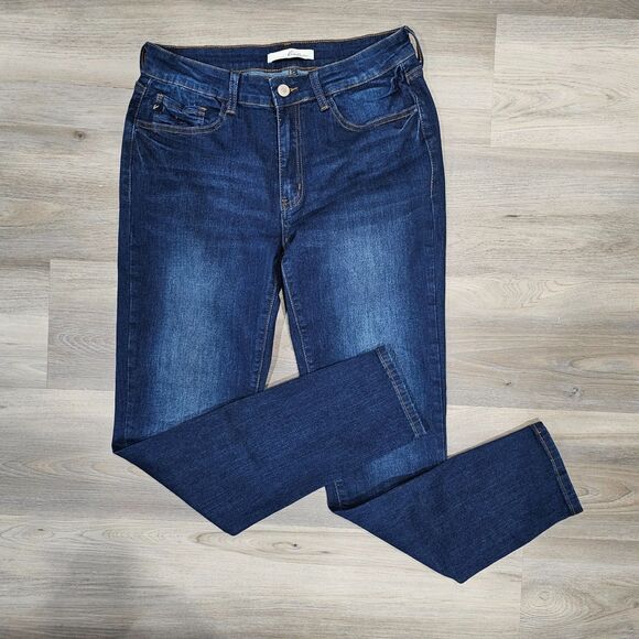 KanCan Estilo Jeans Stretch Skinny Dark Denim Women's Size 11/29 - Picture 1 of 13